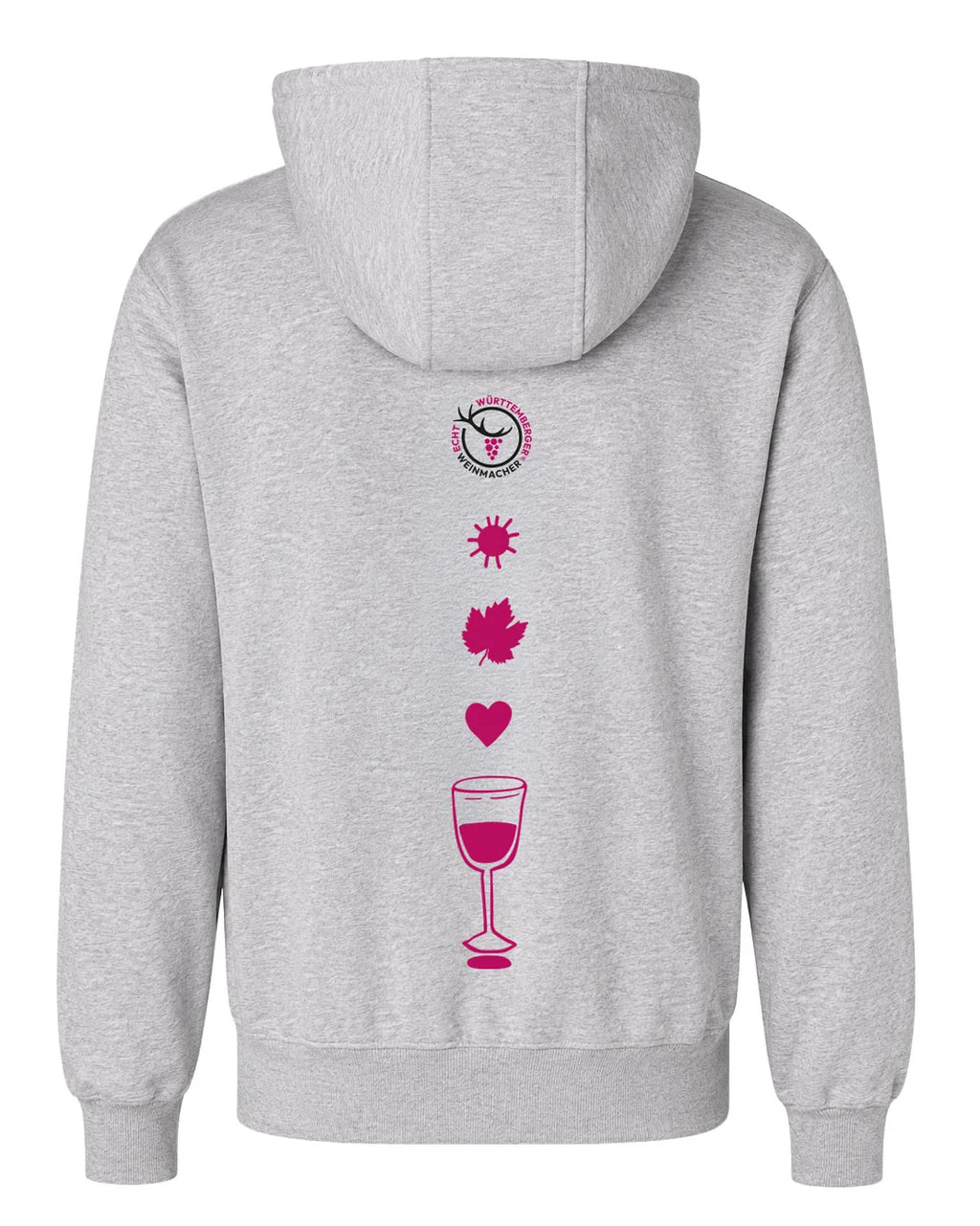 Wein-Hoodie – Echt Württemberger® zum Anziehen